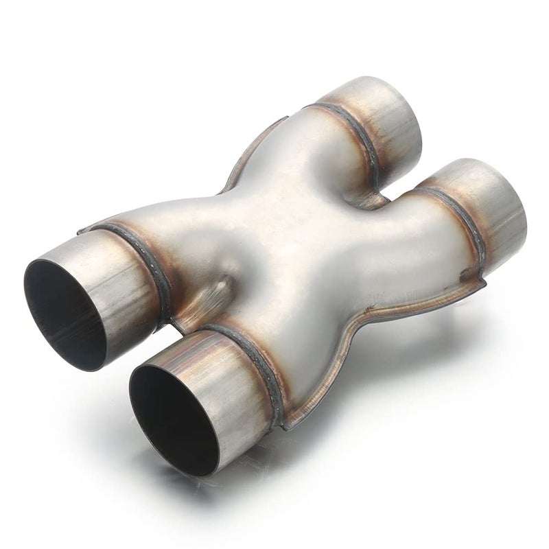 LCGP 3 Inch Inlet X Pipe,Universal Stainless Steel Diesel X-Pipe - Image 4